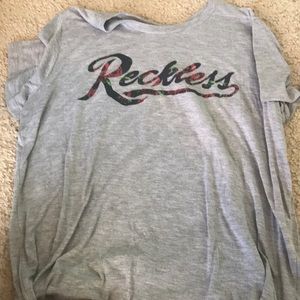 super cute young and reckless flower shirt